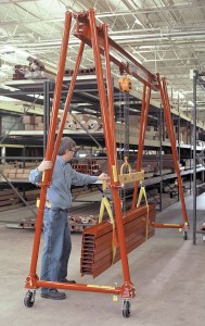 8 and 10-Ton Gantry Cranes | Steel Tri-Adjustable Portable | Wallace Cranes 